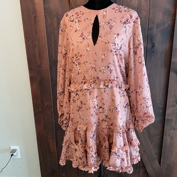 BARDOT ROSE DITSY DRESS - Picture 2 of 6